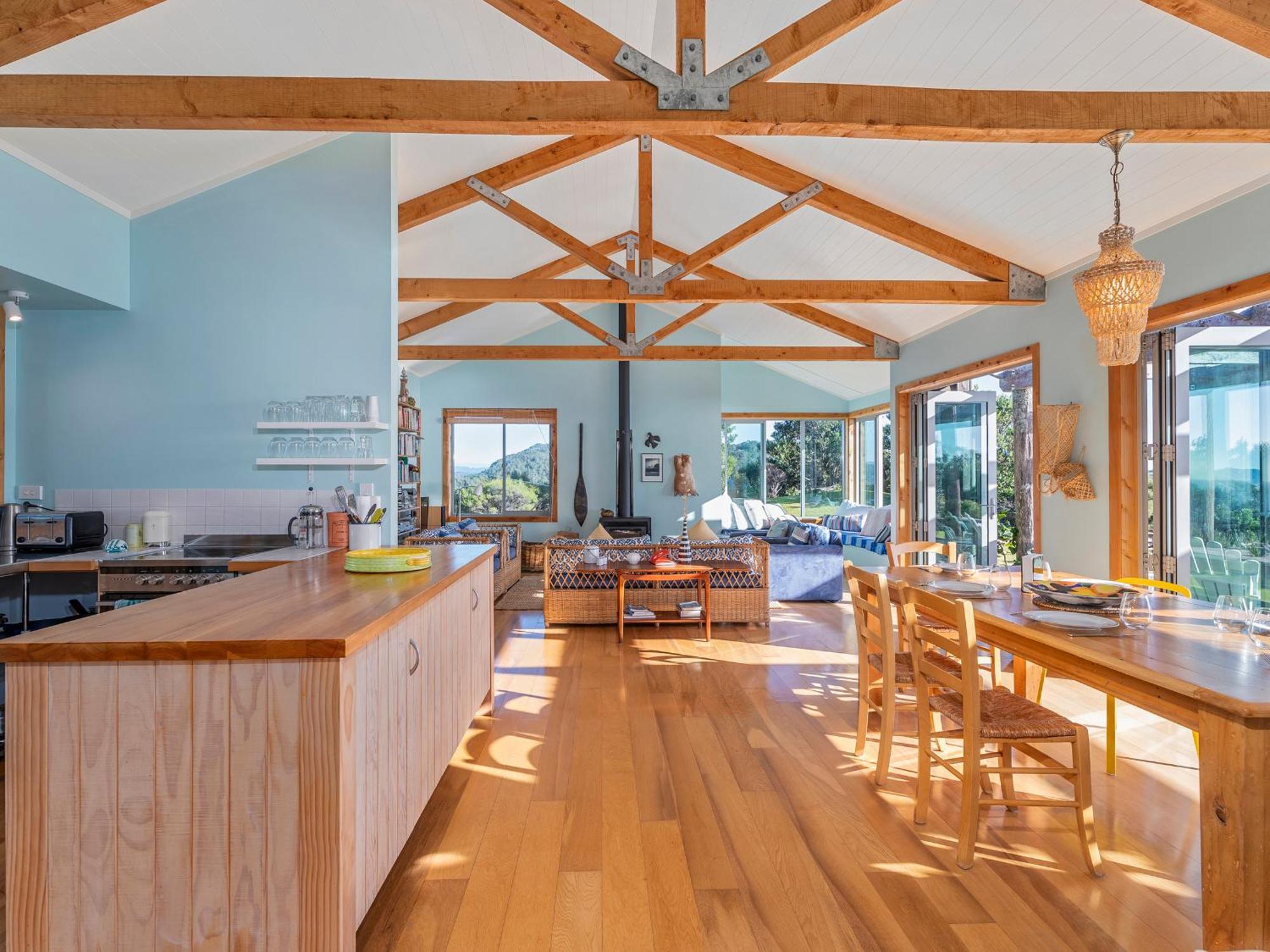 The Grandstand - Hahei Holiday Home Eksteriør bilde