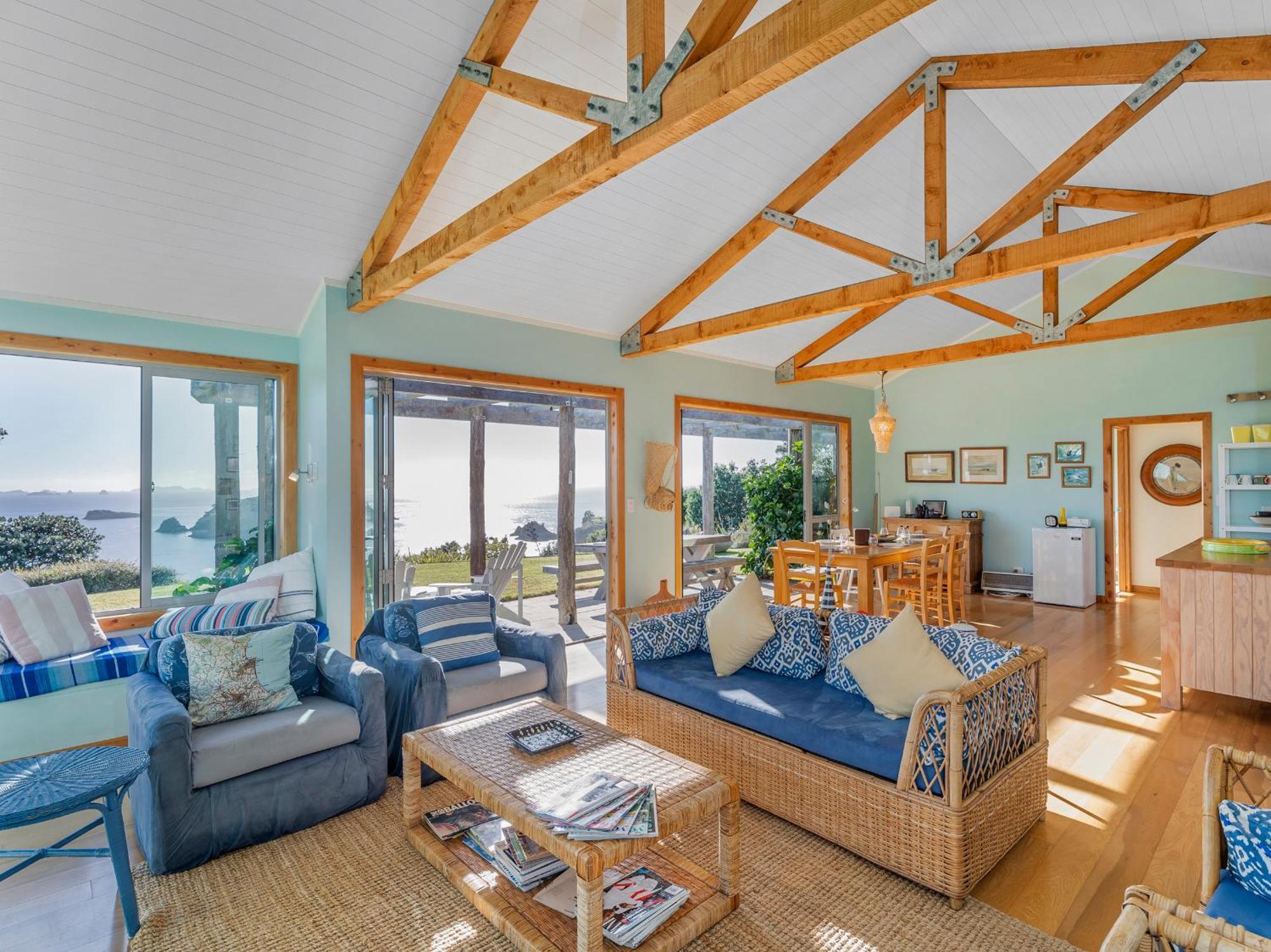 The Grandstand - Hahei Holiday Home Eksteriør bilde