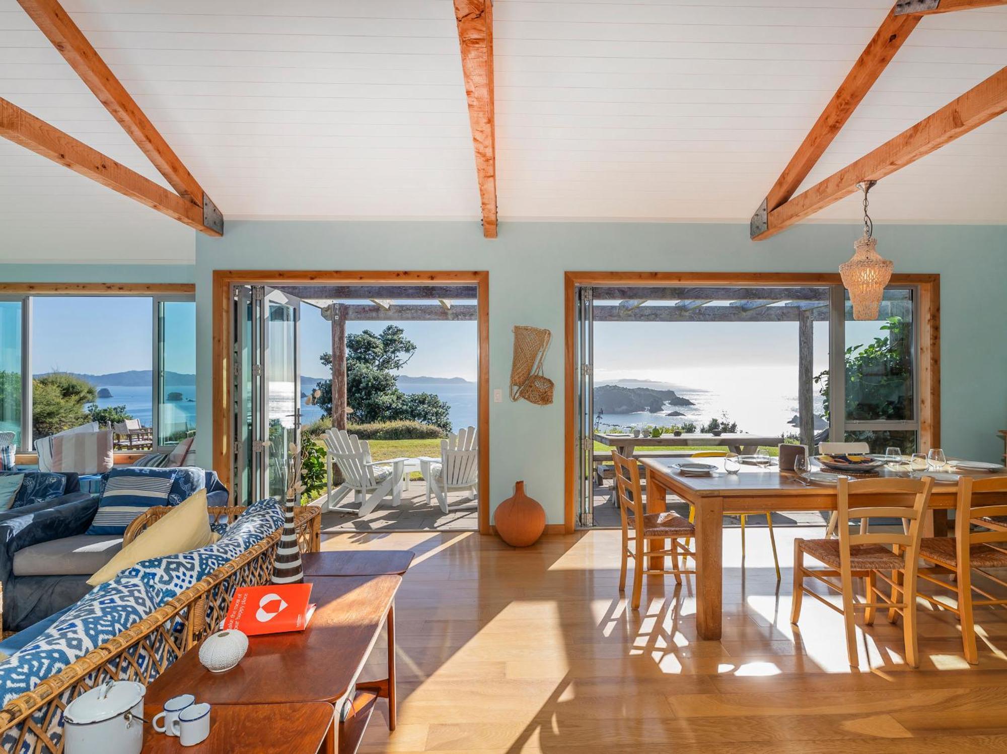 The Grandstand - Hahei Holiday Home Eksteriør bilde