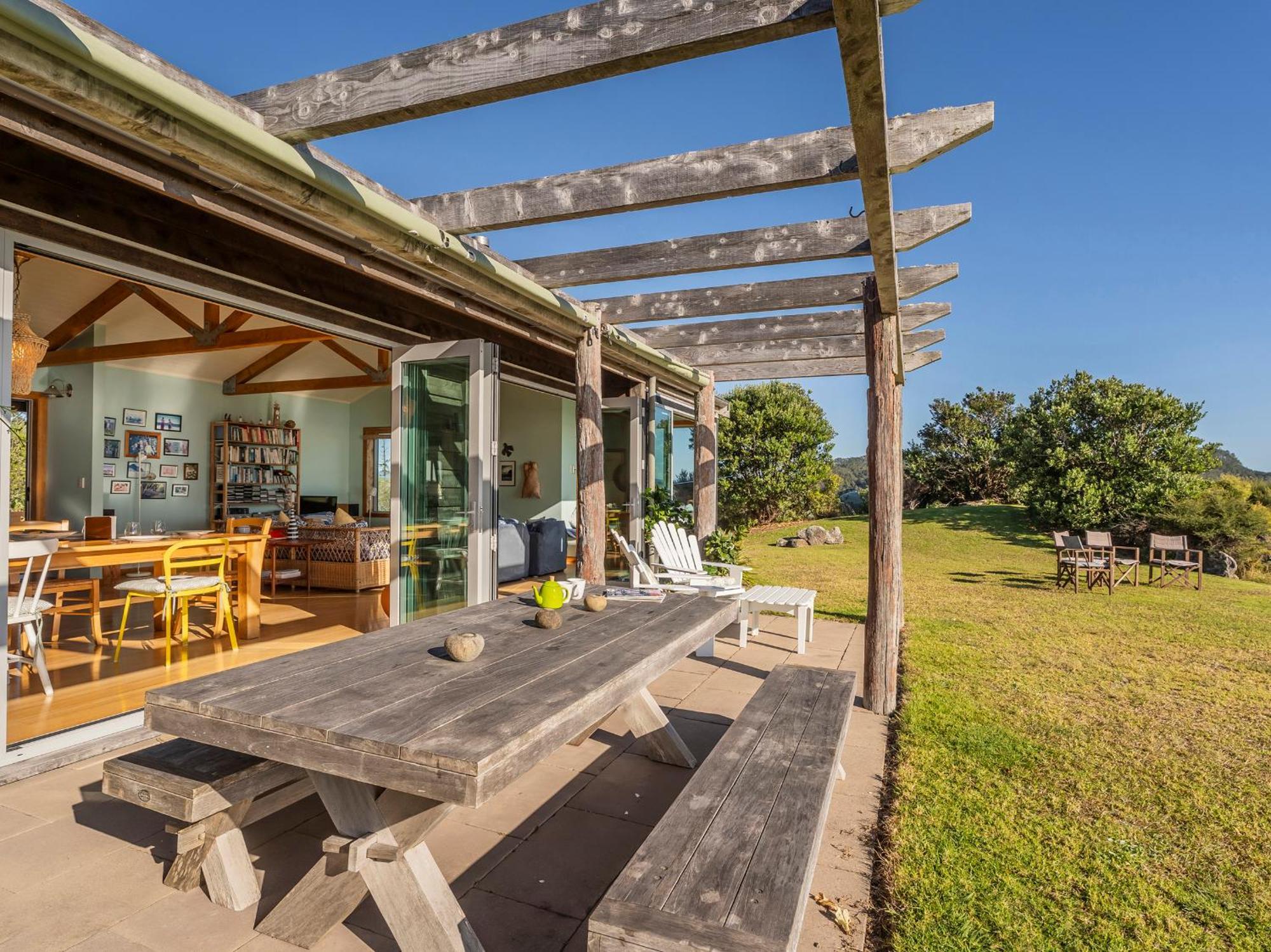 The Grandstand - Hahei Holiday Home Eksteriør bilde